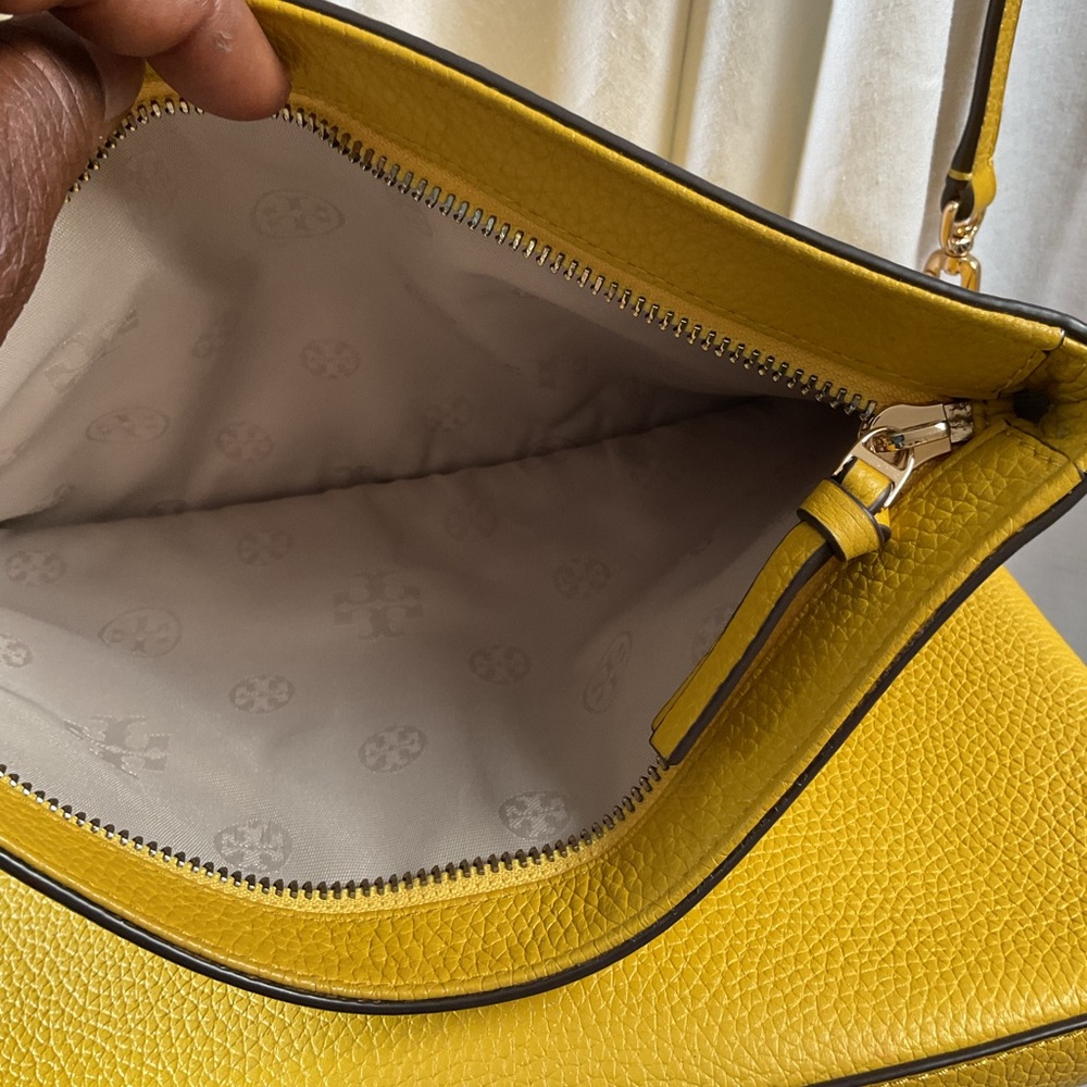 TORY BURCH  YELLOW Leather Shoulder Bag